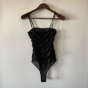 Black lace bodysuit